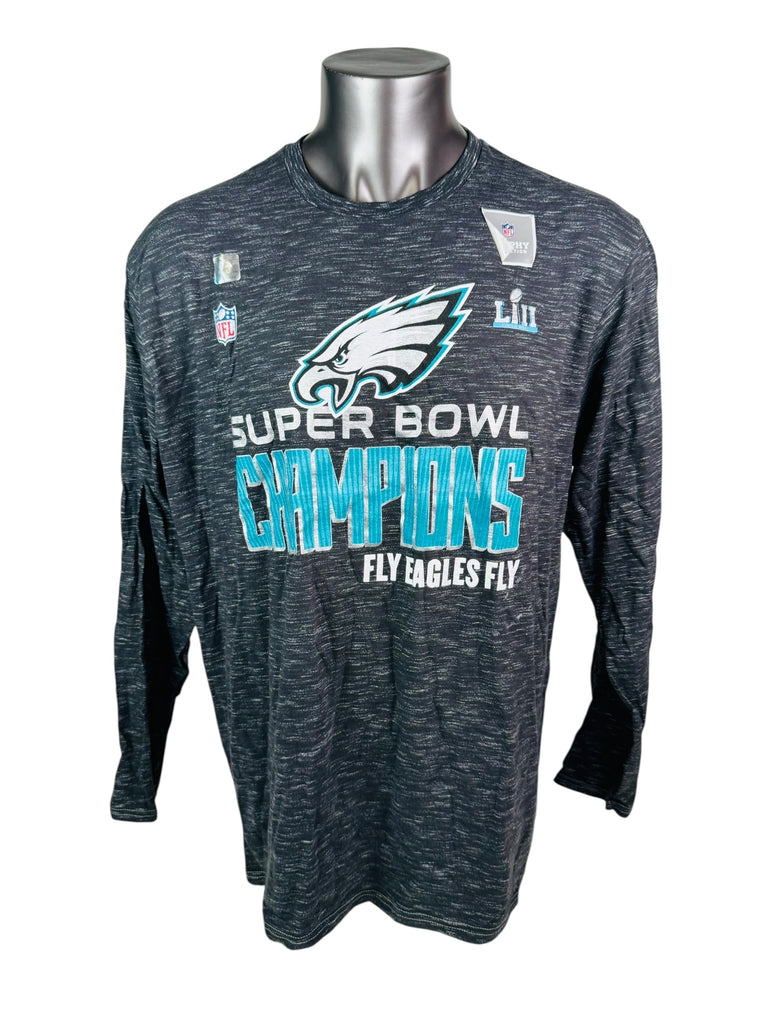PHILADELPHIA EAGLES SUPER BOWL LII CHAMPIONS PRO LINE LONG-SLEEVE T-SHIRT ADULT 2XL