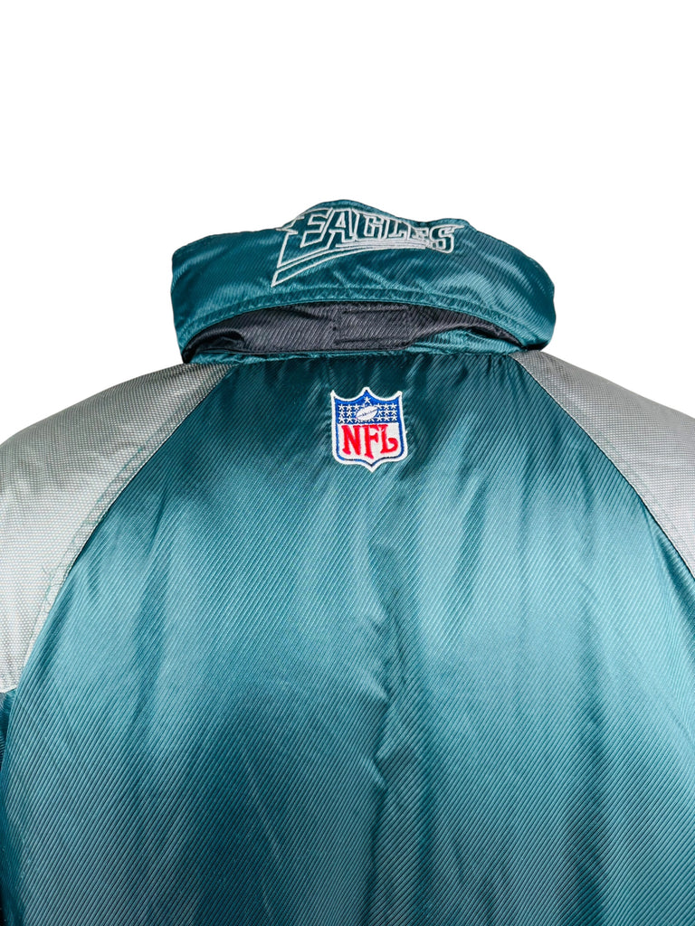 PHILADELPHIA EAGLES VINTAGE 1990'S STARTER PRO LINE PULL-OVER WINTER JACKET ADULT LARGE