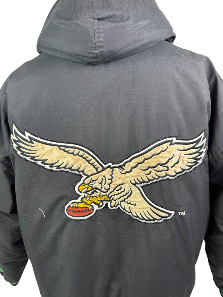 PHILADELPHIA EAGLES VINTAGE 1990'S STARTER  ZIP-UP WINTER JACKET ADULT XL