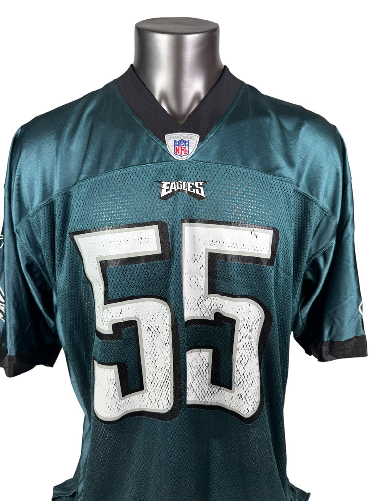 STEWART BRADLEY PHILADELPHIA EAGLES VINTAGE 2000'S REEBOK JERSEY ADULT XL