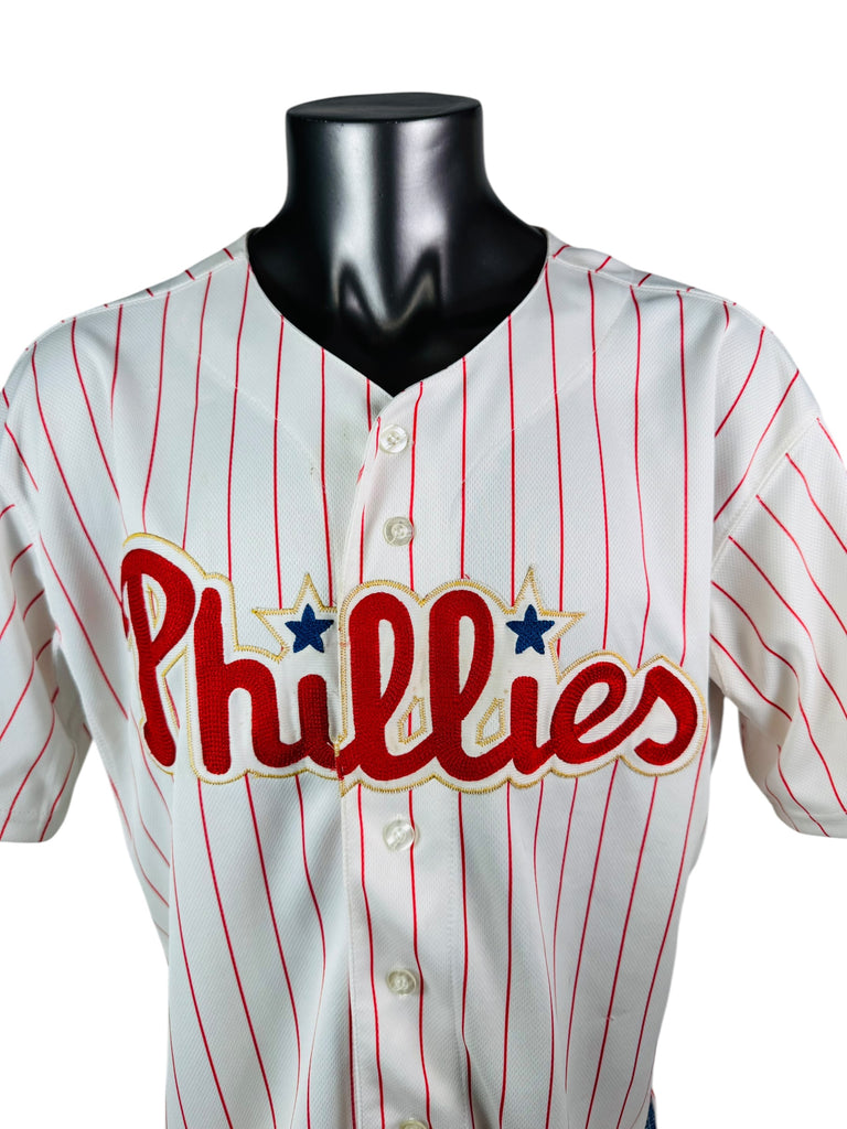 SHANE VICTORINO PHILADELPHIA PHILLIES VINTAGE 2000'S MLB MAJESTIC AUTHENTIC JERSEY ADULT 52