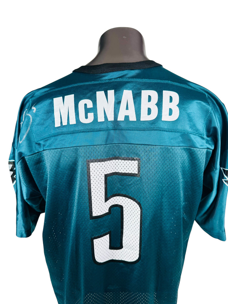 DONOVAN MCNABB PHILADELPHIA EAGLES VINTAGE 1990'S SIGNED CHAMPION JERSEY ADULT 48