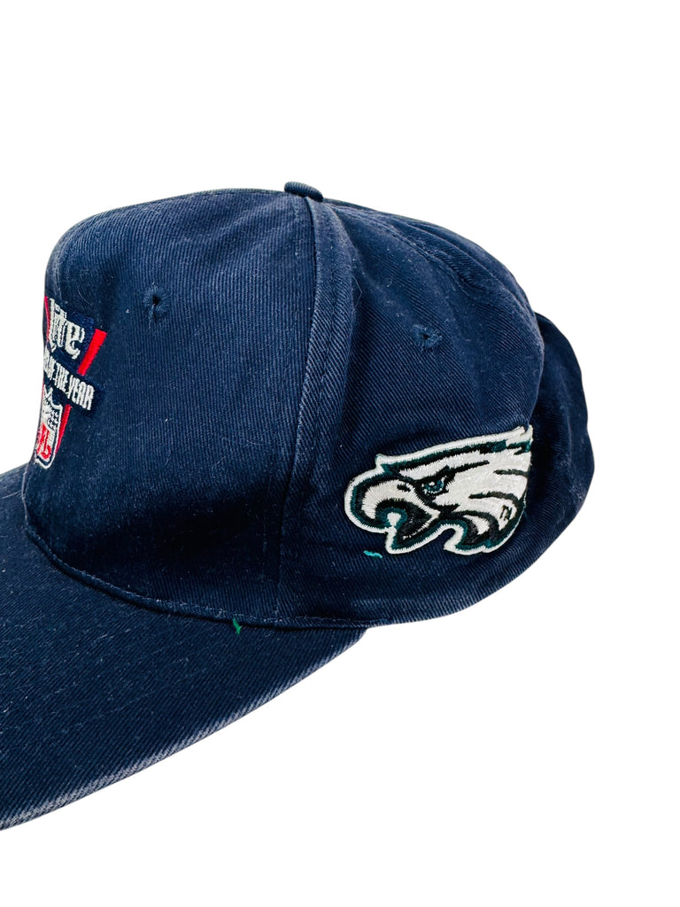 PHILADELPHIA EAGLES VINTAGE 1990'S MILLER LITE PLAYER OF THE YEAR SNAPBACK ADULT HAT