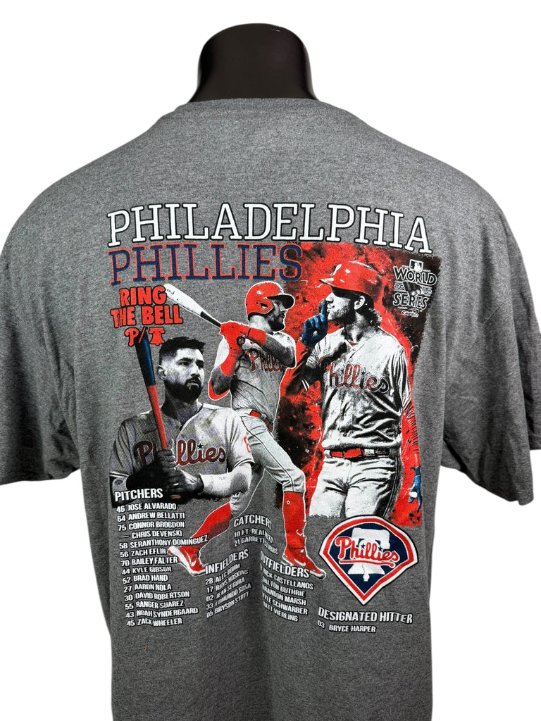PHILADELPHIA PHILLIES 2022 WORLD SERIES T-SHIRT ADULT 2XL