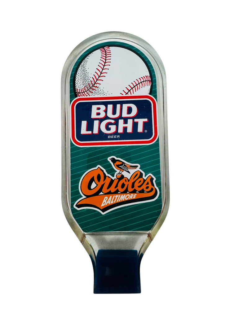 BALTIMORE ORIOLES VINTAGE 1990'S BUD LIGHT BEER TAP HANDLE