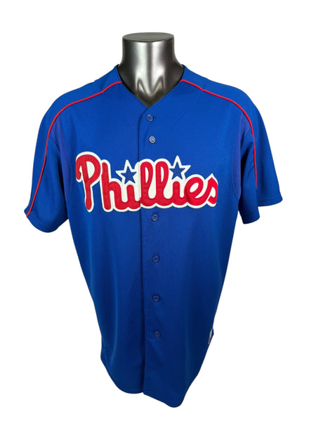 RYAN HOWARD PHILADELPHIA PHILLIES VINTAGE 2000'S MAJESTIC JERSEY ADULT 2XL