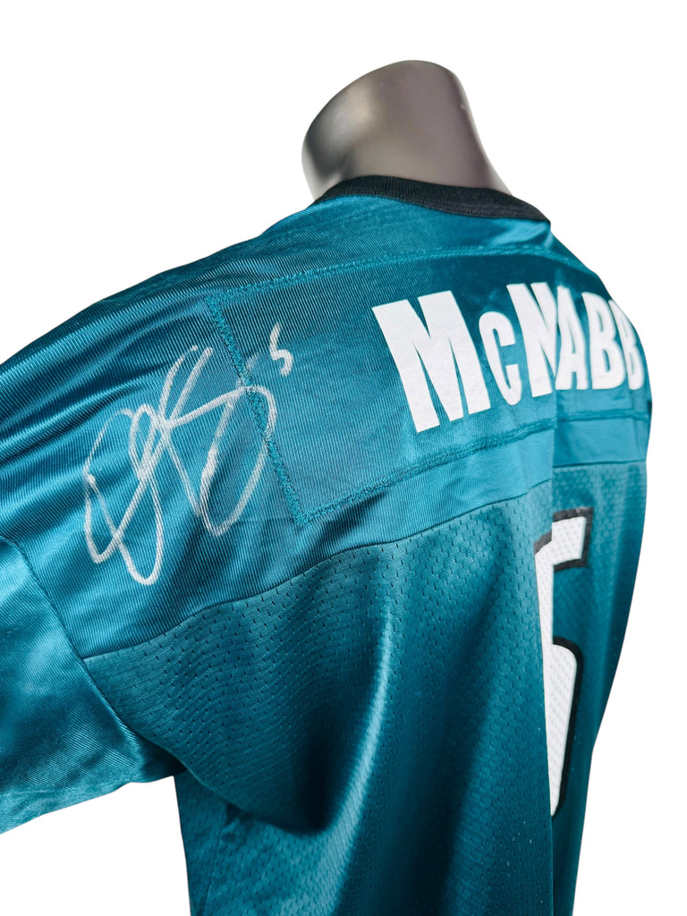 DONOVAN MCNABB PHILADELPHIA EAGLES VINTAGE 1990'S SIGNED CHAMPION JERSEY ADULT 48