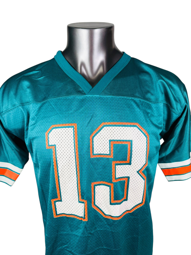 DAN MARINO MIAMI DOLPHINS VINTAGE 1990'S LOGO ATHLETIC JERSEY YOUTH XL