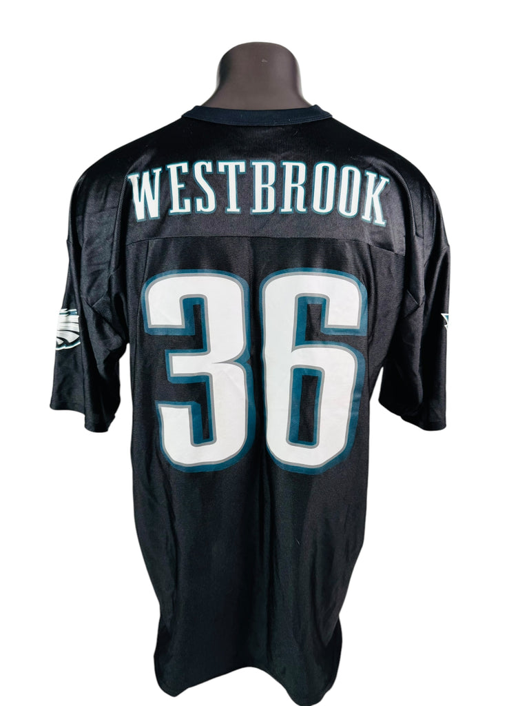 BRIAN WESTBROOK PHILADELPHIA EAGLES VINTAGE 2000'S NFL JERSEY ADULT 2XL