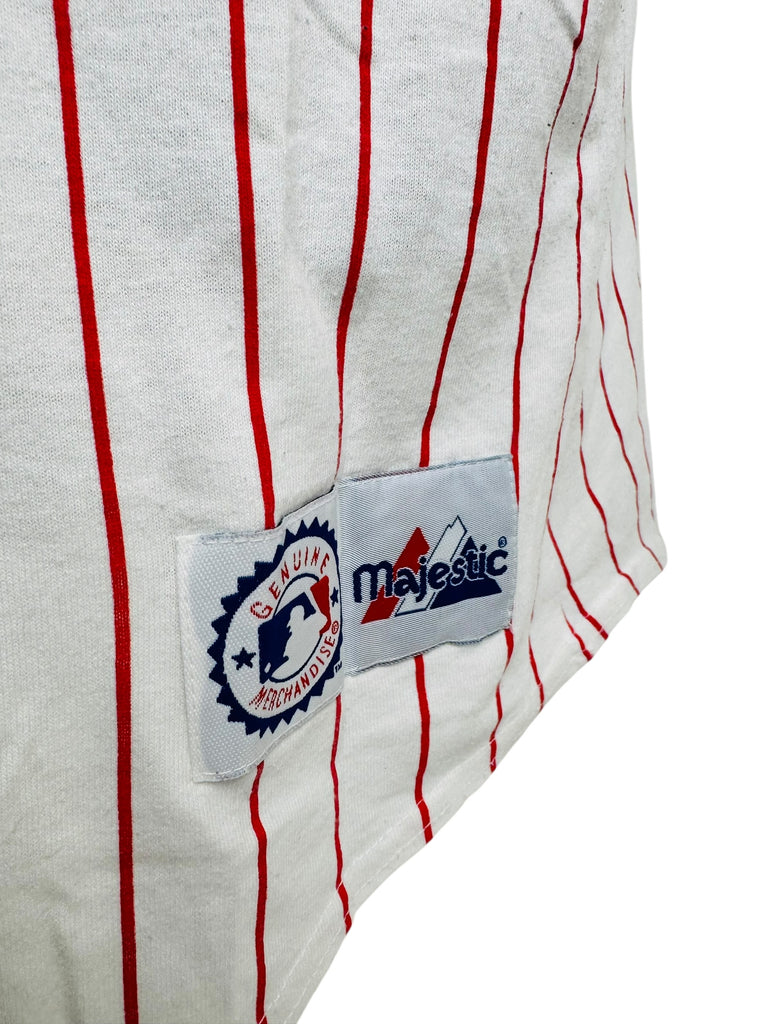 PHILADELPHIA PHILLIES VINTAGE 2000'S MAJESTIC  ADULT JERSEY T-SHIRT XL