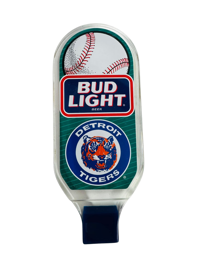 DETROIT TIGERS VINTAGE 1990'S BUD LIGHT BEER TAP HANDLE