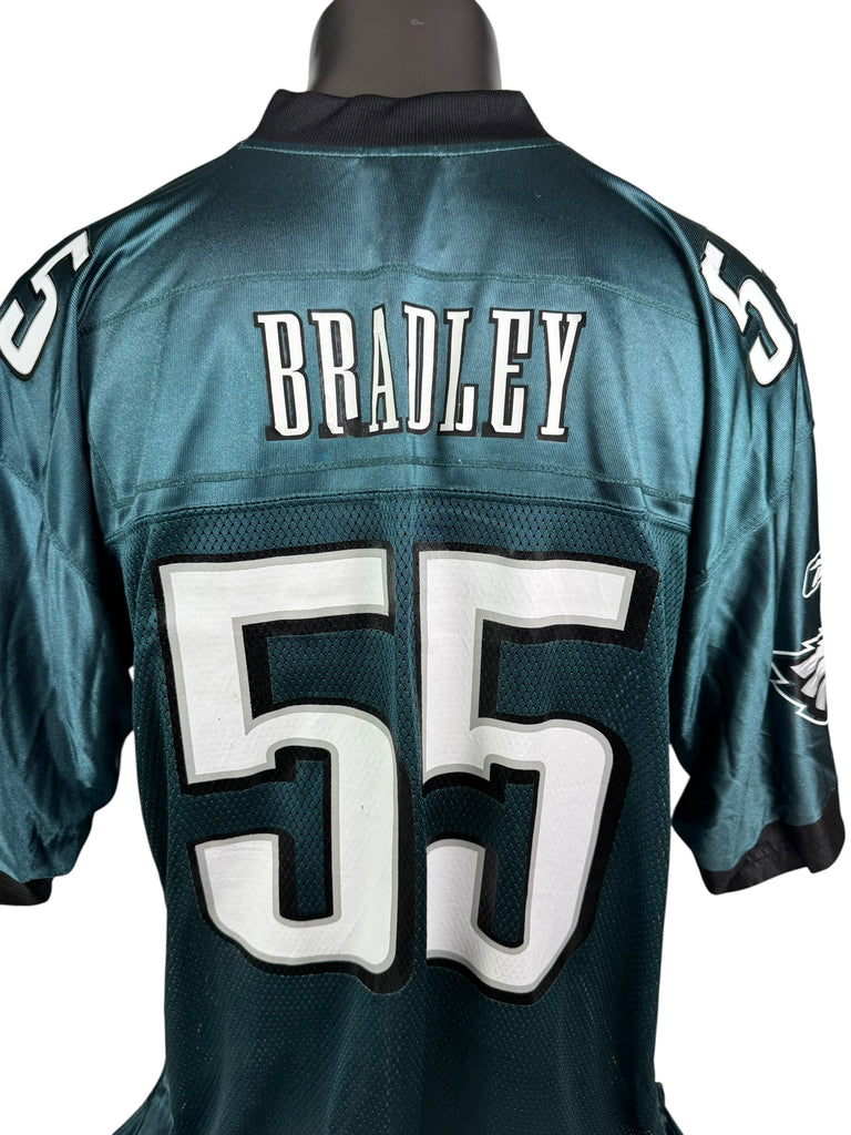 STEWART BRADLEY PHILADELPHIA EAGLES VINTAGE 2000'S REEBOK JERSEY ADULT XL