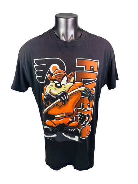 TAZ LOONEY TUNES PHILADELPHIA FLYERS VINTAGE 1990'S T-SHIRT ADULT XL
