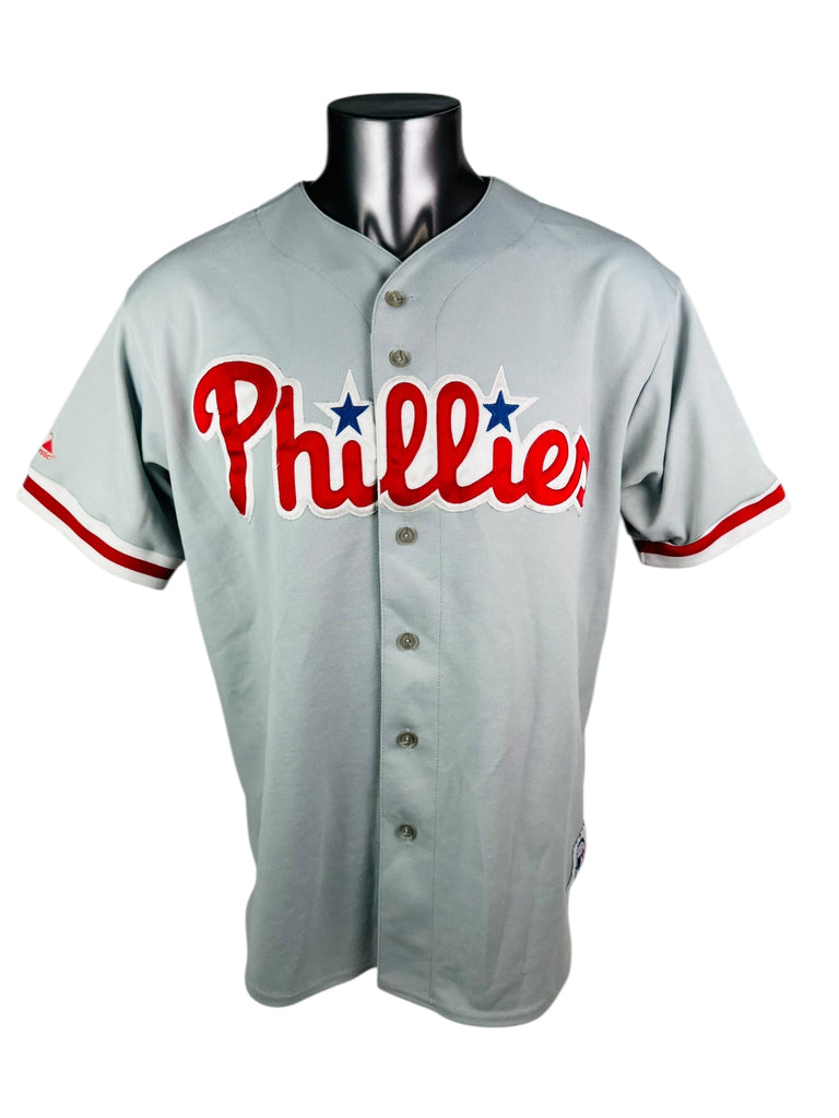 JIMMY ROLLINS PHILADELPHIA PHILLIES VINTAGE 2000'S MLB AUTHENTIC MAJESTIC JERSEY ADULT XL