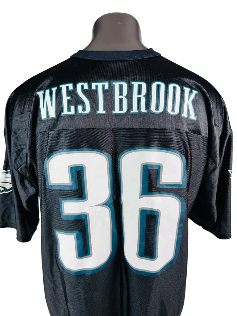 BRIAN WESTBROOK PHILADELPHIA EAGLES VINTAGE 2000'S NFL JERSEY ADULT 2XL