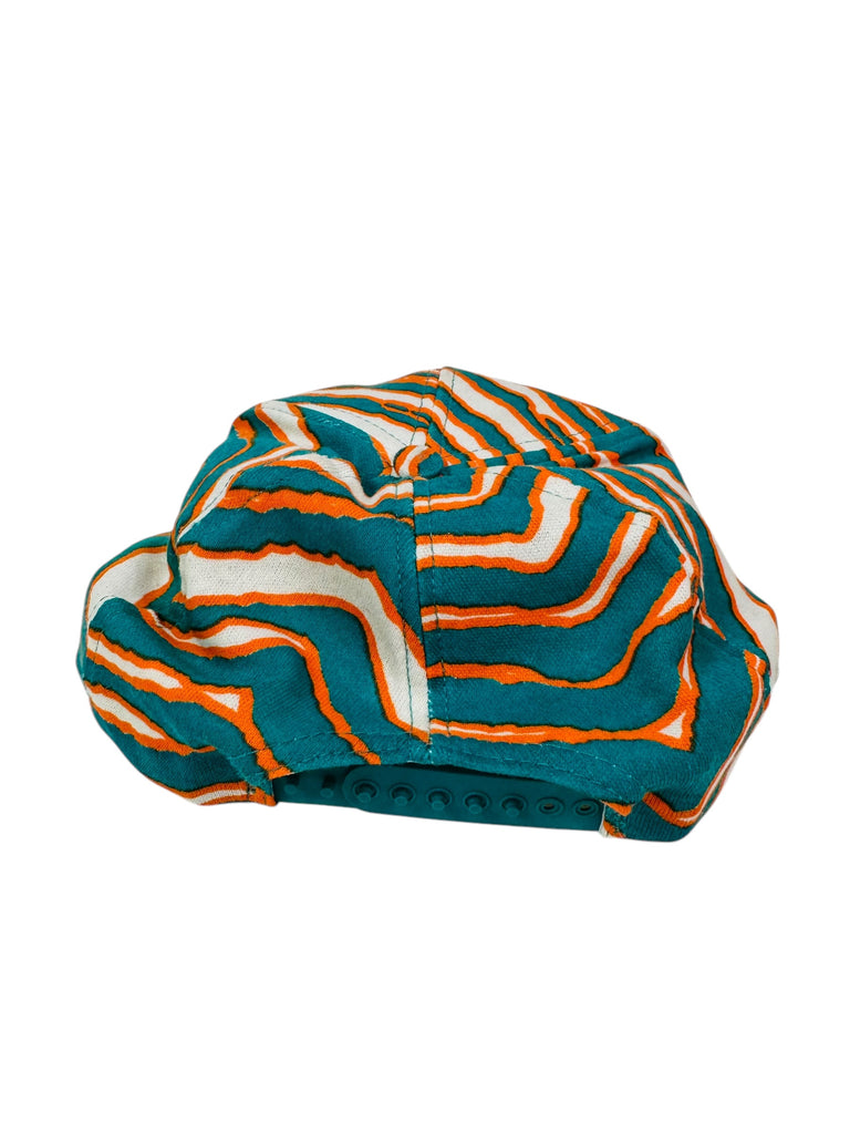 MIAMI DOLPHINS VINTAGE 1990'S ZUBAZ SNAPBACK ADULT HAT