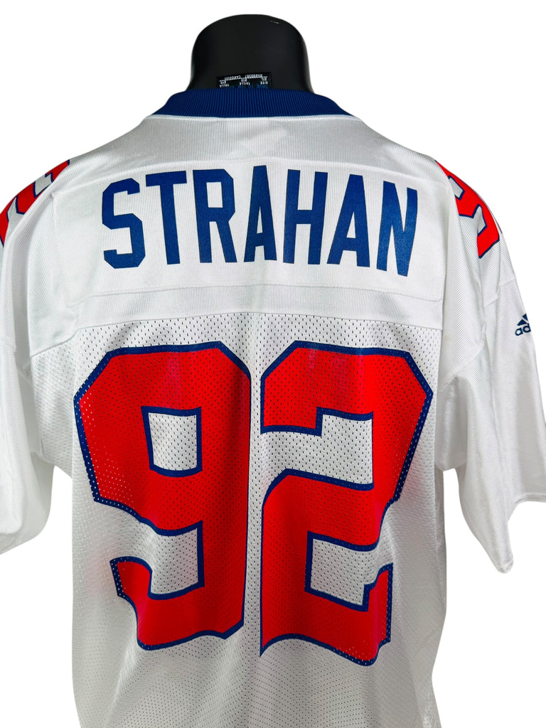 MICHAEL STRAHAN NEW YORK GIANTS VINTAGE 1990'S ADIDAS JERSEY ADULT 2XL