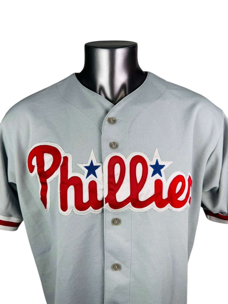 JIMMY ROLLINS PHILADELPHIA PHILLIES VINTAGE 2000'S MLB AUTHENTIC MAJESTIC JERSEY ADULT XL