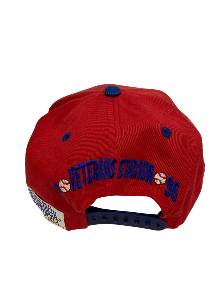 PHILADELPHIA PHILLIES VINTAGE 1996 ALL-STAR GAME FANFEST LOGO ATHLETIC SNAPBACK ADULT HAT