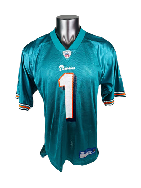 AJ FEELEY MIAMI DOLPHINS VINTAGE 2000'S REEBOK JERSEY ADULT MEDIUM