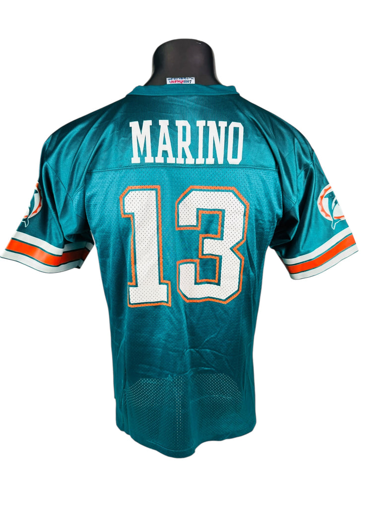 DAN MARINO MIAMI DOLPHINS VINTAGE 1990'S LOGO ATHLETIC JERSEY YOUTH XL