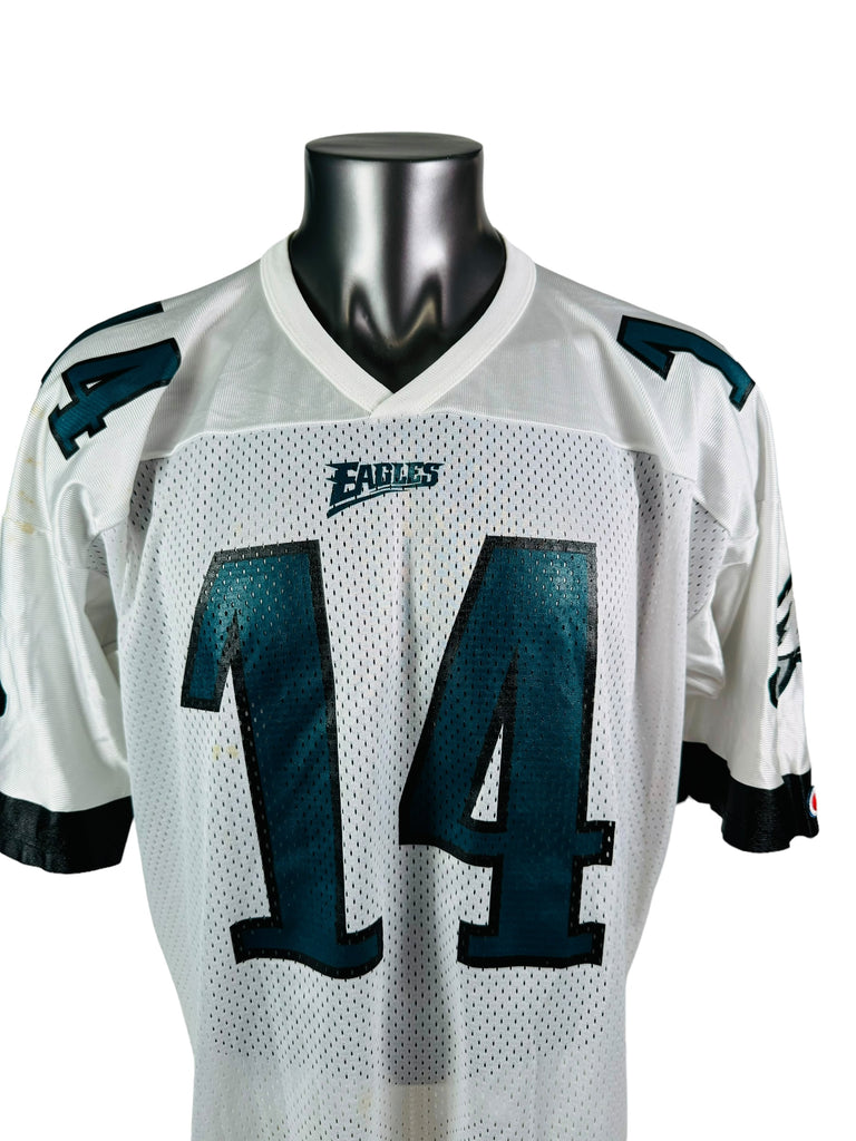 TY DETMER PHILADELPHIA EAGLES VINTAGE 1990'S CHAMPION JERSEY ADULT 52