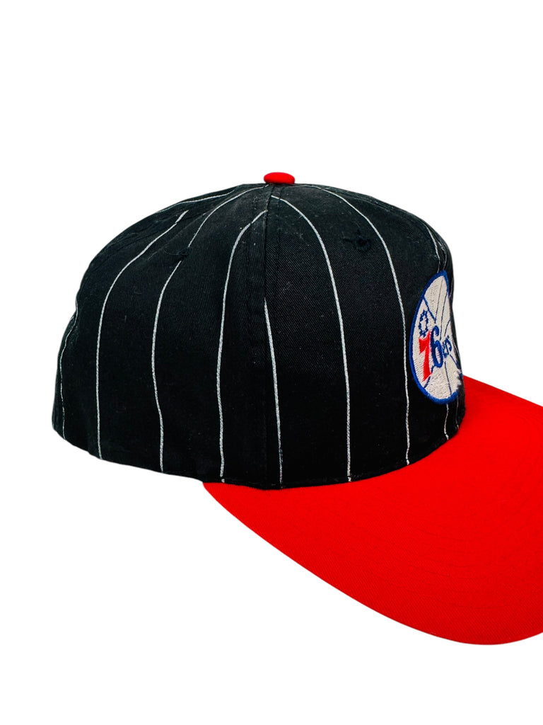 PHILADELPHIA SIXERS 76ERS VINTAGE 1990'S NBA STARTER SNAPBACK ADULT HAT