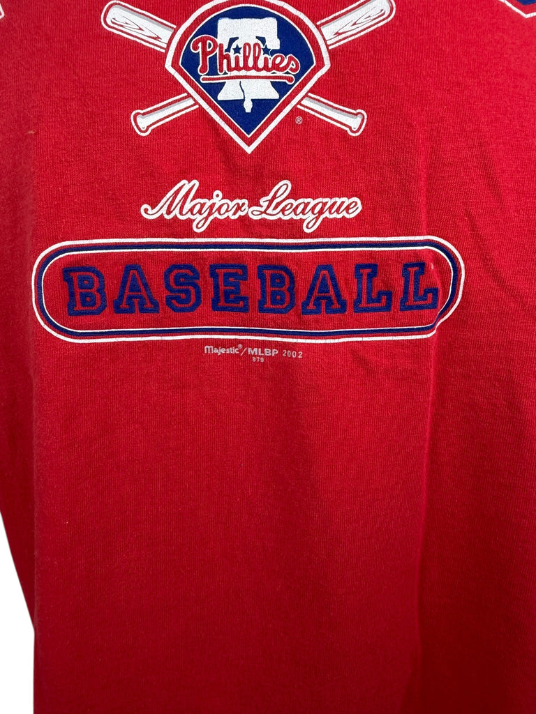 PHILADELPHIA PHILLIES VINTAGE 2000'S MAJESTIC  T-SHIRT ADULT 2XL