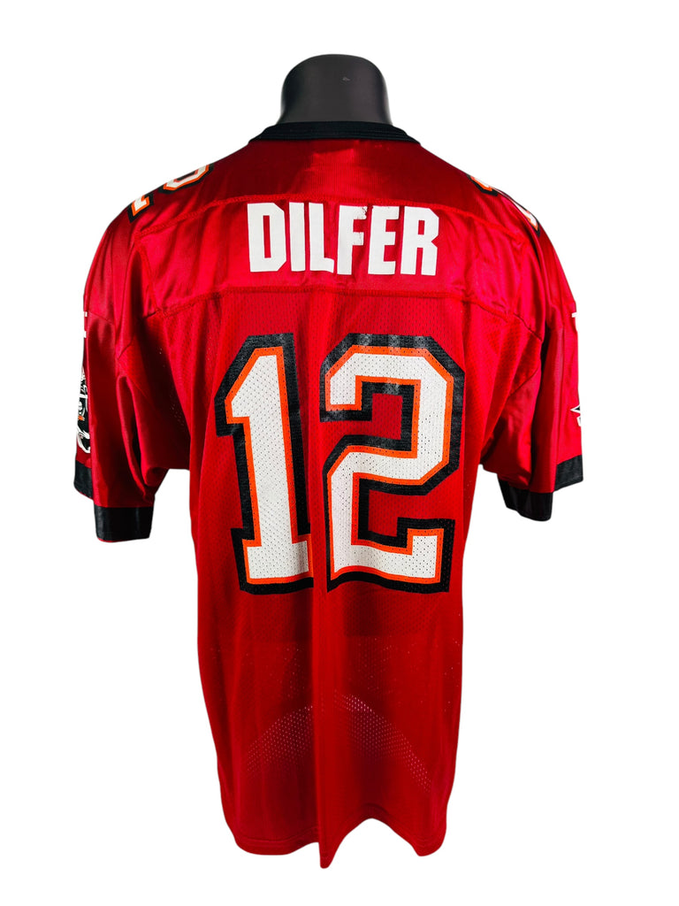 TRENT DILFER TAMPA BAY BUCCANEERS VINTAGE 1990'S WILSON JERSEY ADULT 54