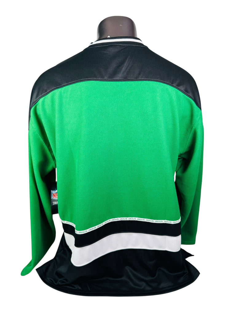 PHILADELPHIA EAGLES RETRO KELLY GREEN NFL HOCKEY SWEATER JERSEY ADULT XL