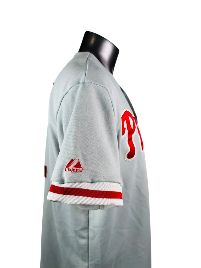 JIMMY ROLLINS PHILADELPHIA PHILLIES VINTAGE 2000'S MLB AUTHENTIC MAJESTIC JERSEY ADULT XL