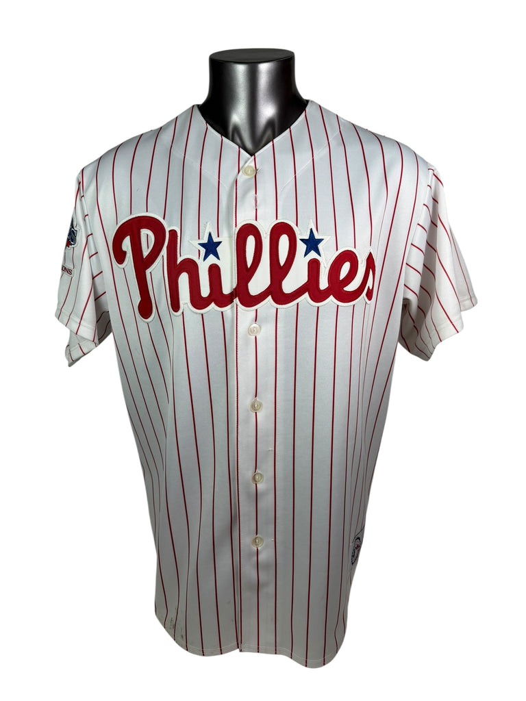 RYAN HOWARD PHILADELPHIA PHILLIES VINTAGE 2008 MAJESTIC AUTHENTIC WORLD SERIES JERSEY ADULT XL