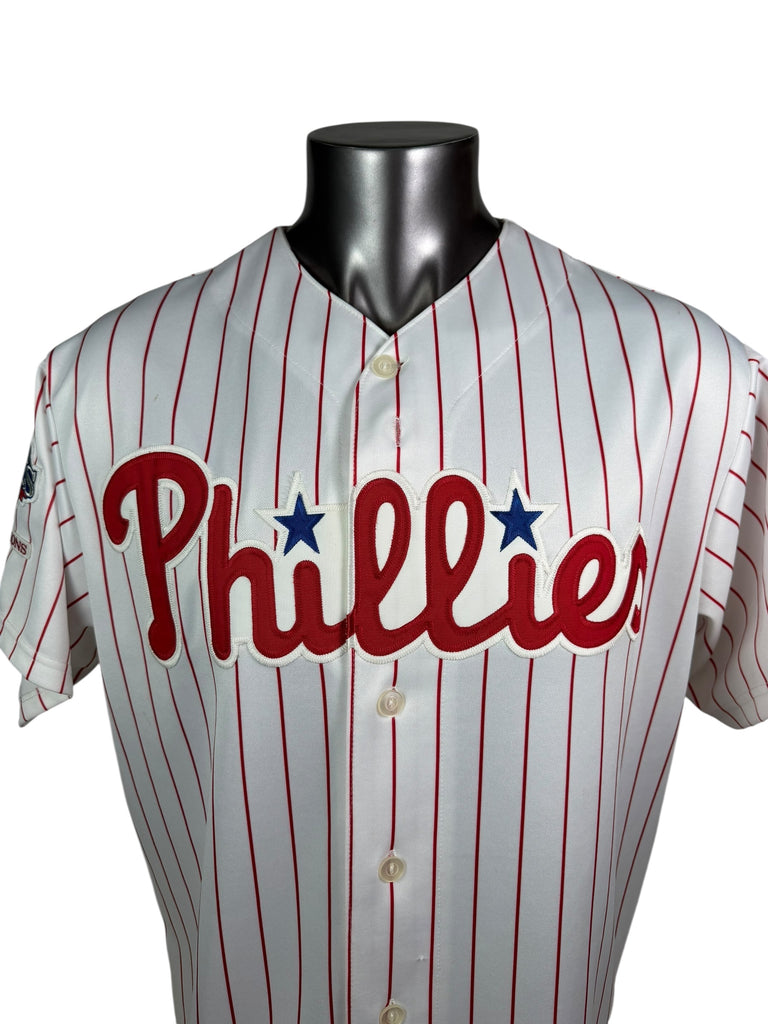 RYAN HOWARD PHILADELPHIA PHILLIES VINTAGE 2008 MAJESTIC AUTHENTIC WORLD SERIES JERSEY ADULT XL