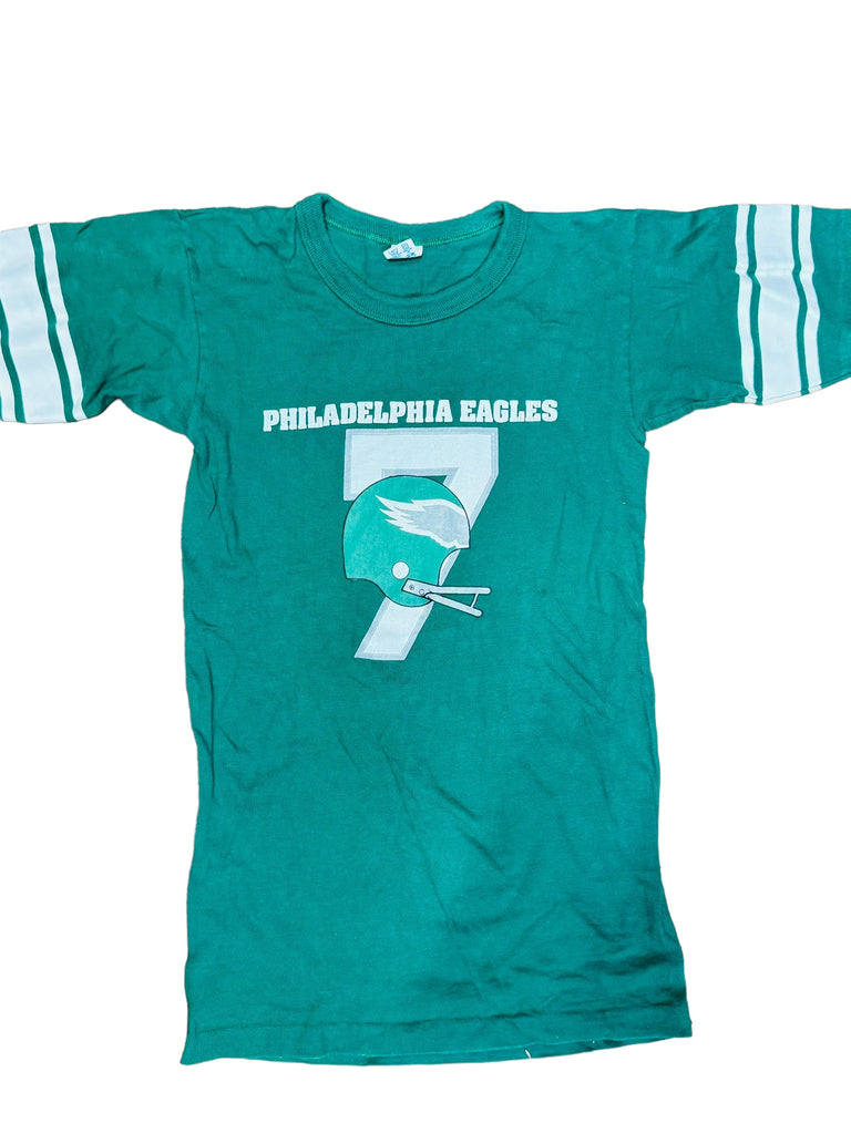 RON JAWORSKI PHILADELPHIA EAGLES VINTAGE 1980'S CHAMPION T-SHIRT ADULT MEDIUM