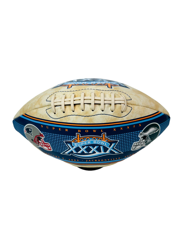 PHILADELPHIA EAGLES SUPER BOWL XXXIX 39 COMMEMORATIVE FOTOBALL FOOTBALL