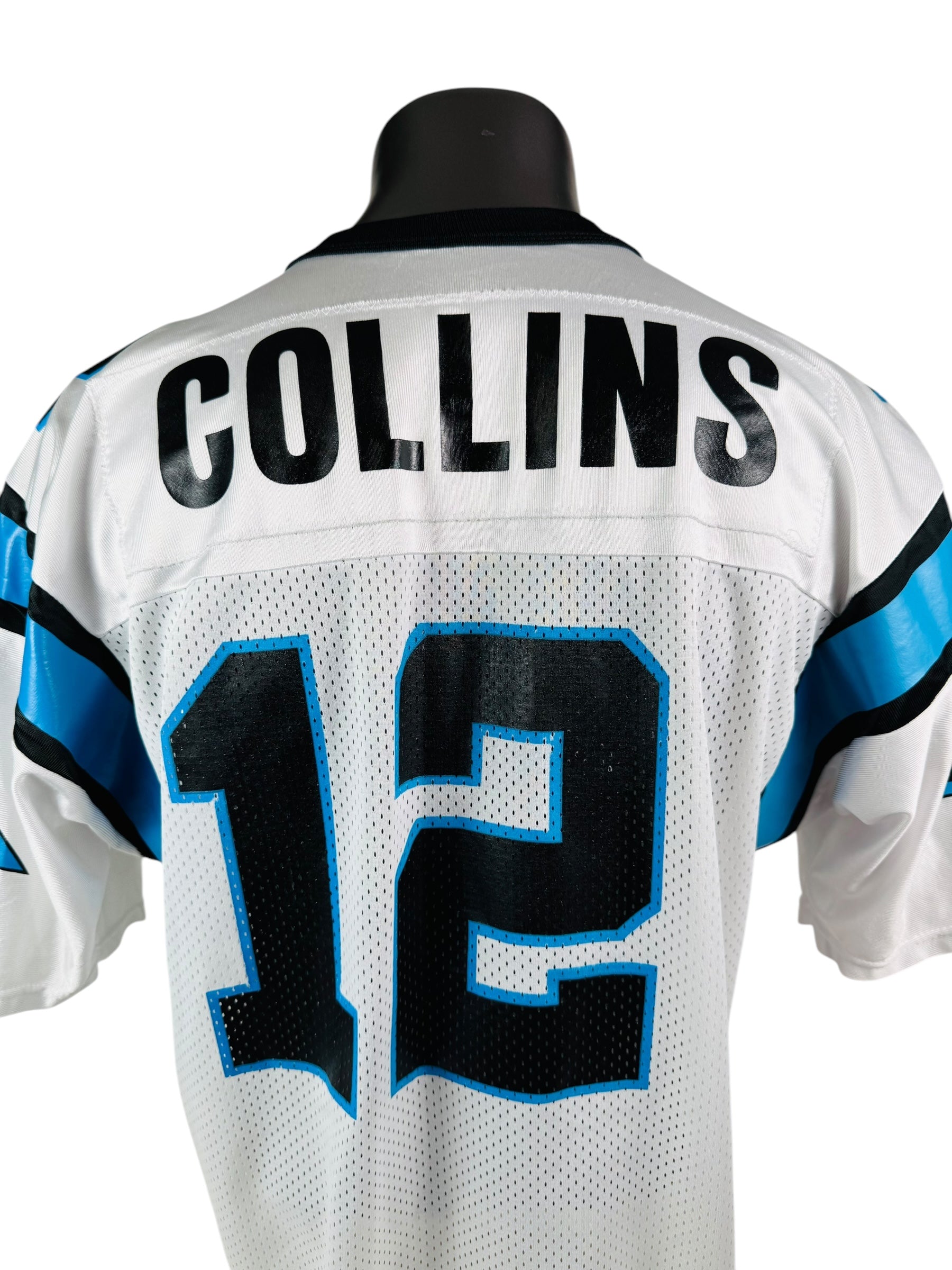 KERRY COLLINS CAROLINA PANTHERS VINTAGE 1990'S CHAMPION JERSEY ADULT 4 - Bucks County Baseball Co. KERRY COLLINS CAROLINA PANTHERS VINTAGE 1990'S CHAMPION JERSEY ADULT 4 - Bucks County Baseball Co.
