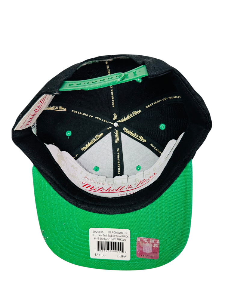 PHILADELPHIA EAGLES RETRO SCRIPT MITCHELL & NESS SNAPBACK ADULT HAT