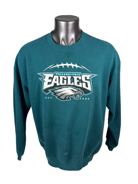 PHILADELPHIA EAGLES VINTAGE 2000'S NFL CREW-NECK SWEATSHIRT ADULT XL (Copy)