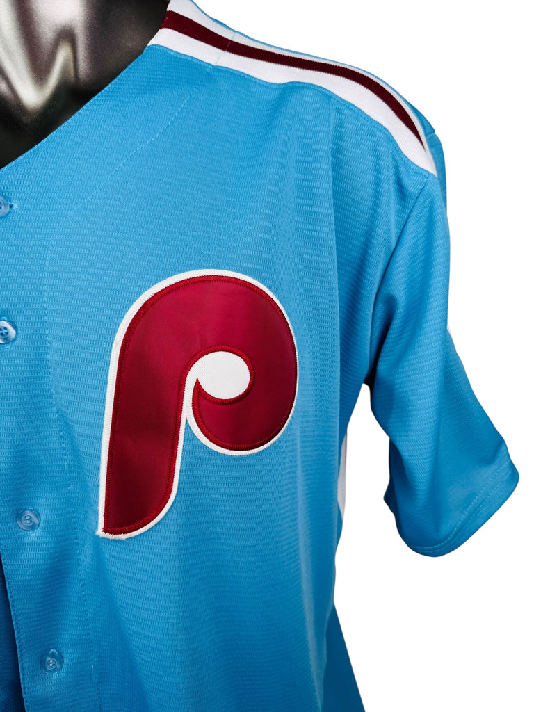 KYLE SCHWARBER PHILADELPHIA PHILLIES RETRO 1980'S MAJESTIC AUTHENTIC ADULT JERSEY XL