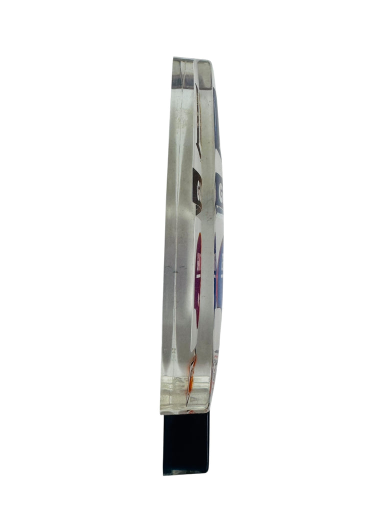 NEW YORK GIANTS VINTAGE 1990'S MILLER LITE BEER TAP HANDLE
