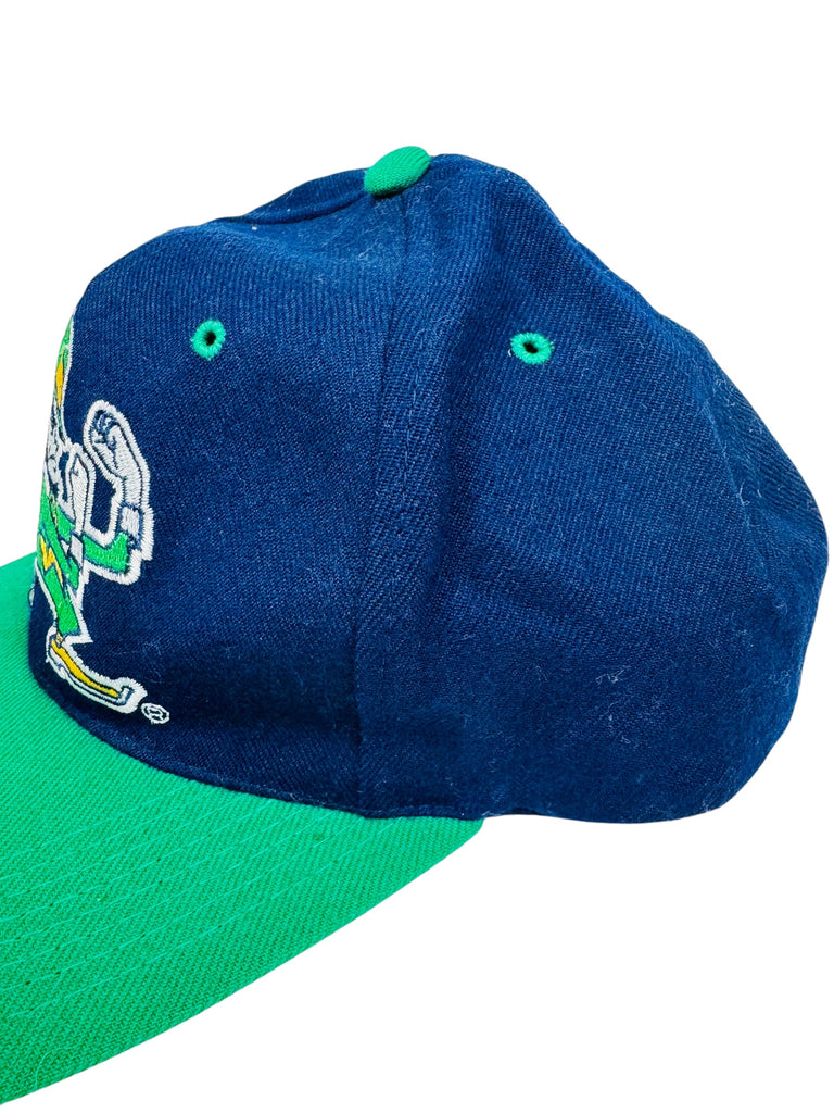 UNIVERSITY OF NOTRE DAME FIGHTING IRISH VINTAGE 1990'S SNAPBACK ADULT HAT