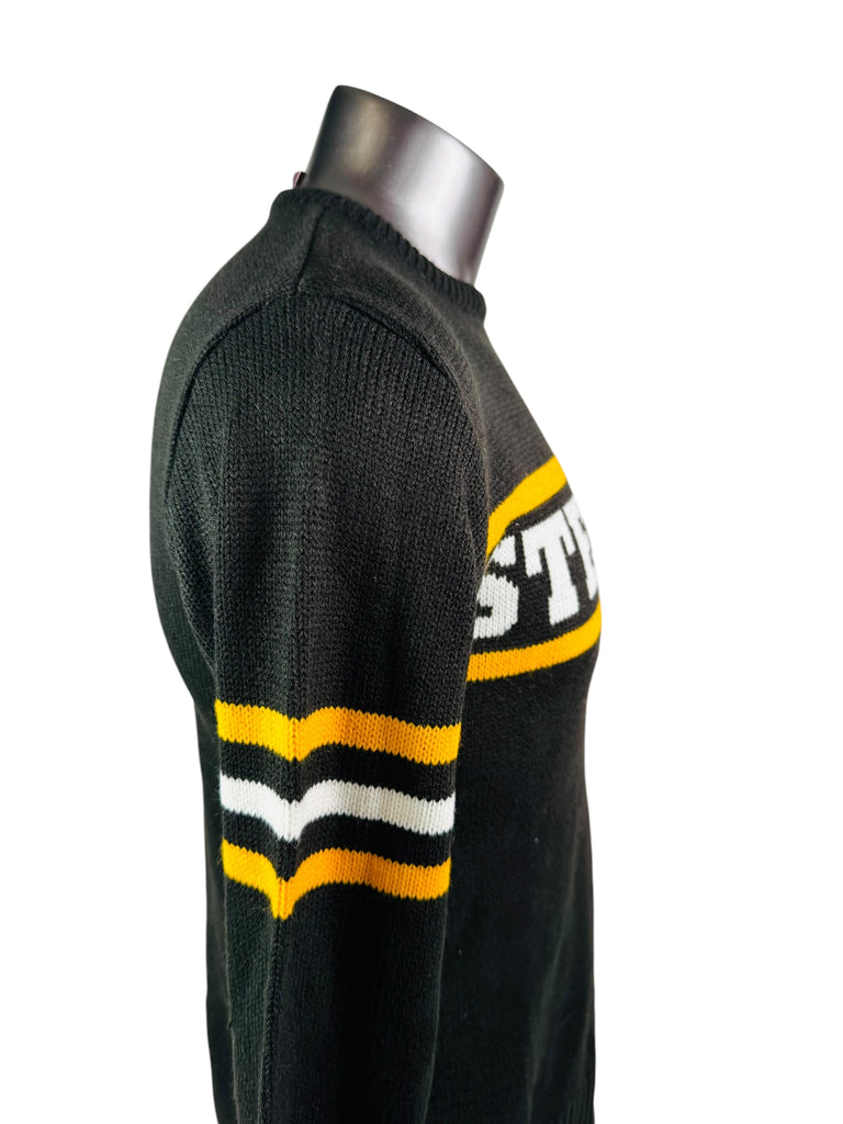 PITTSBURGH STEELERS RETRO 1990'S JUNK FOOD CREW SWEATER ADULT MEDIUM