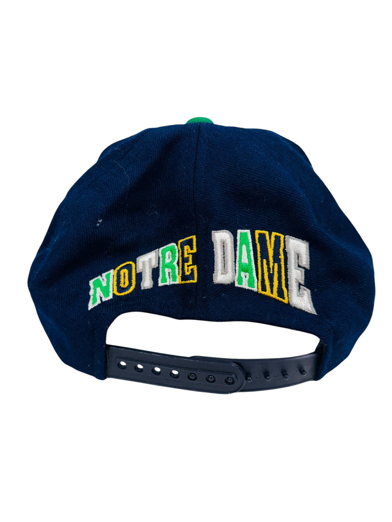 UNIVERSITY OF NOTRE DAME FIGHTING IRISH VINTAGE 1990'S SNAPBACK ADULT HAT