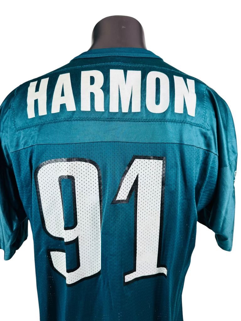 ANDY HARMON PHILADELPHIA EAGLES VINTAGE 1990'S CHAMPION JERSEY ADULT 52