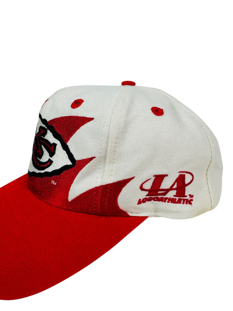 KANSAS CITY CHIEFS VINTAGE 1990'S SHARK TOOTH LOGO ATHLETIC SNAPBACK ADULT HAT