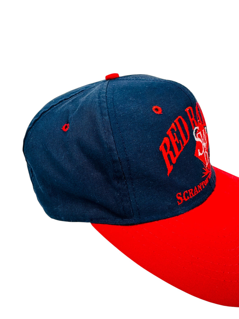 SCRANTON WILKES-BARRE RED BARONS VINTAGE 1990'S SNAPBACK ADULT HAT