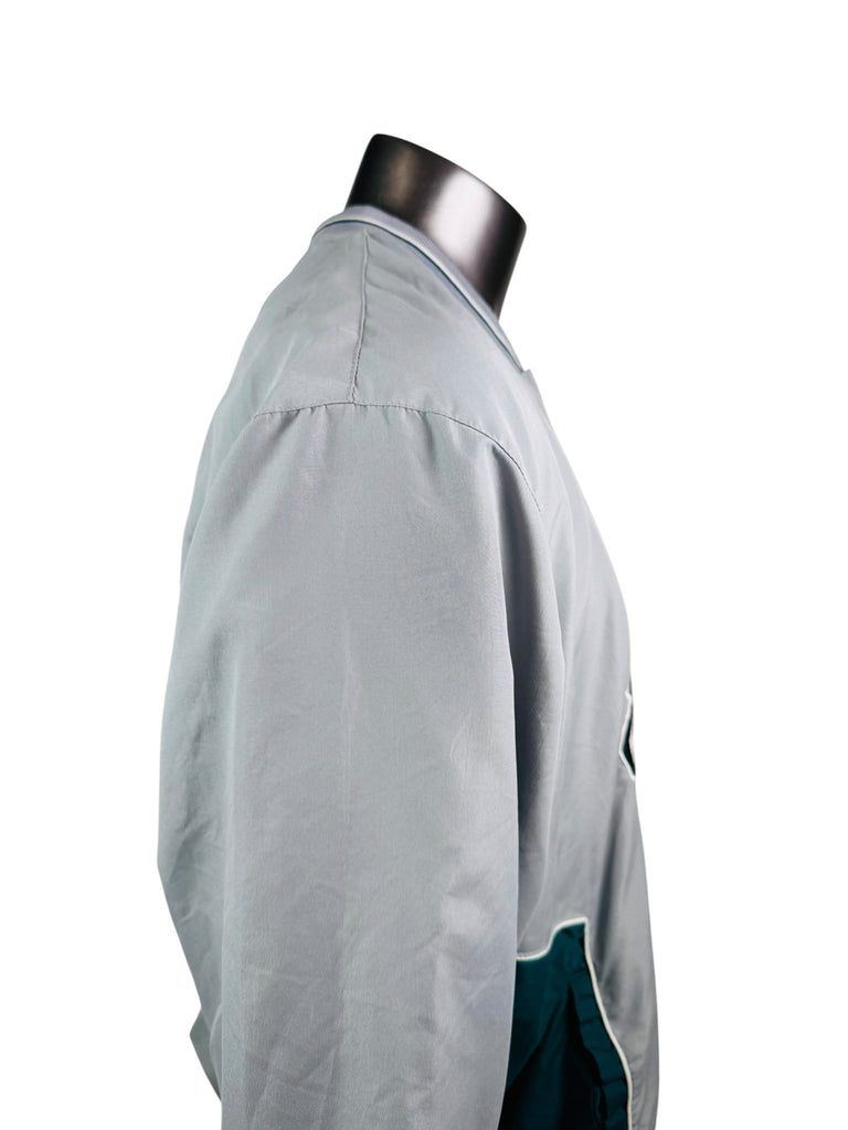 PHILADELPHIA EAGLES VINTAGE 2000'S V-NECK PULL-OVER WINDBREAKER JACKET ADULT XL