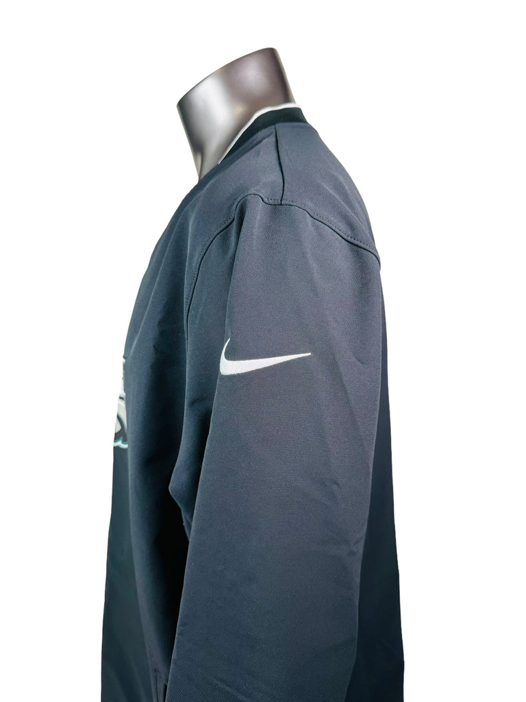 PHILADELPHIA EAGLES TEAM ISSUED NIKE V-NECK PULLOVER JACKET ADULT XL