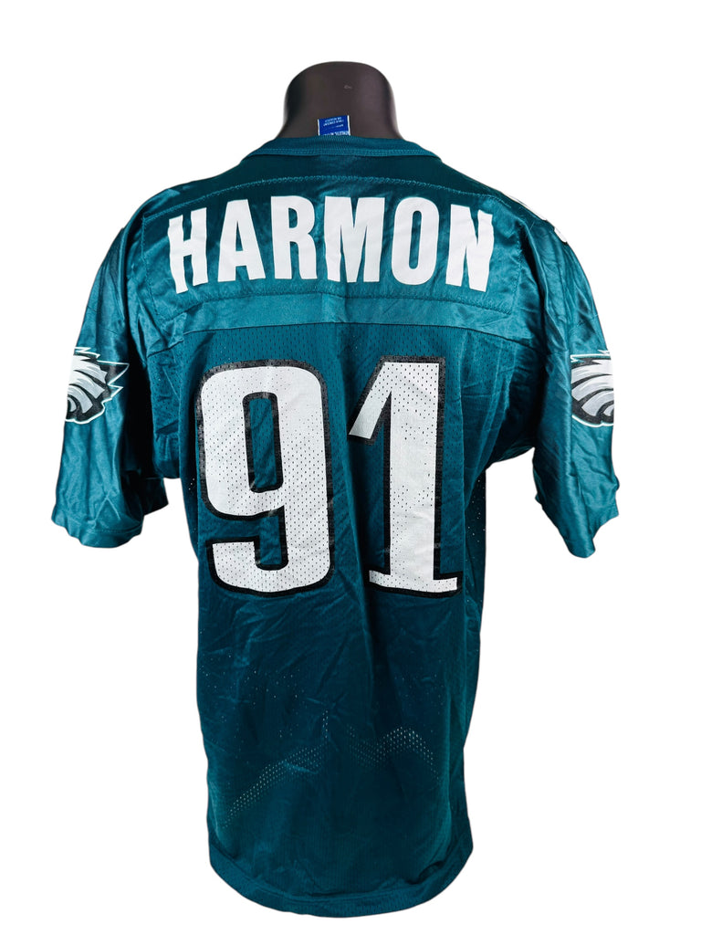 ANDY HARMON PHILADELPHIA EAGLES VINTAGE 1990'S CHAMPION JERSEY ADULT 48