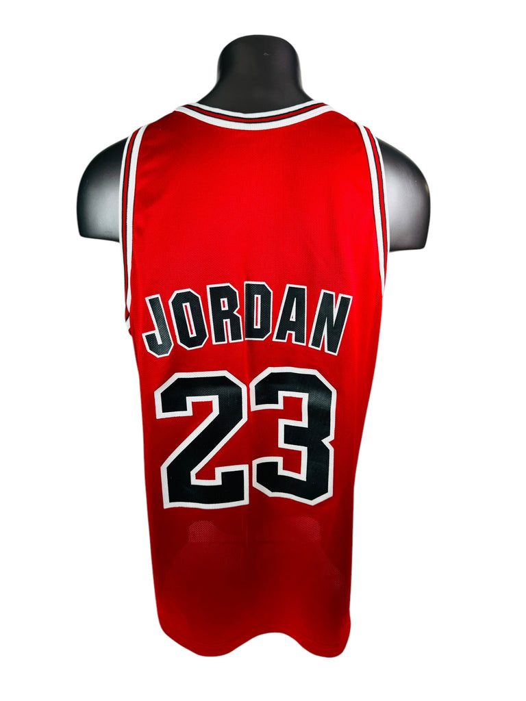 MICHAEL JORDAN CHICAGO BULLS VINTAGE 1990'S CHAMPION JERSEY ADULT 48